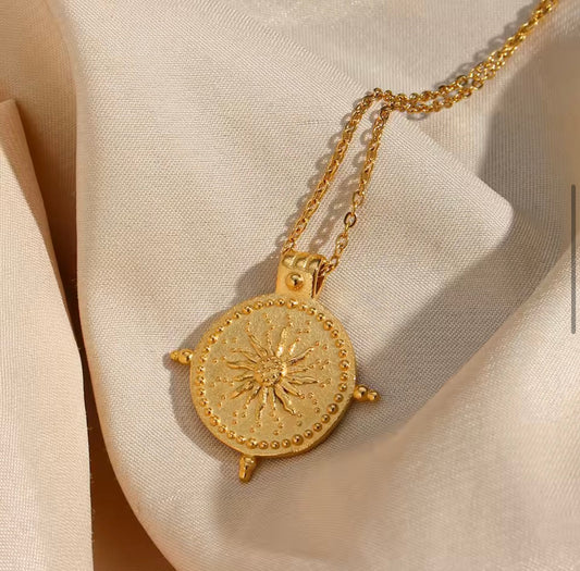 Sun Navigation Necklace